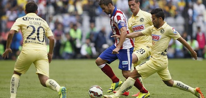 Arroyo actuó en victoria del América sobre Atlético de Madrid