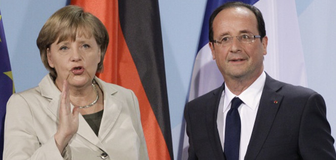 Hollande y Merkel insisten a Putin que presione a los prorrusos de Ucrania