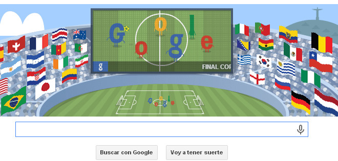 Google se apunta a la final del Mundial con un &#039;doodle&#039; especial