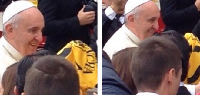 Papa Francisco recibió la camiseta de Barcelona