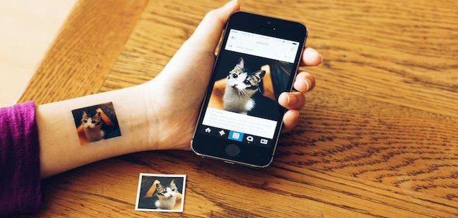 Una app permite convertir las fotos de Instagram en tatuajes temporales