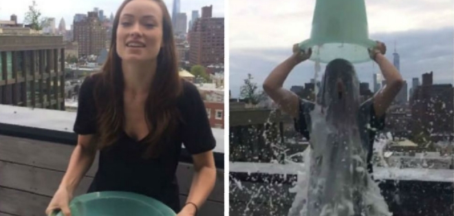 Olivia Wilde confirma que bromeó sobre leche materna del Ice Bucket Chanllenge