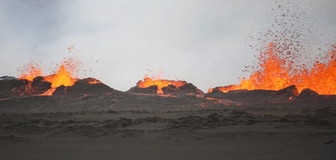 Alerta roja en Islandia tras una nueva erupción volcánica