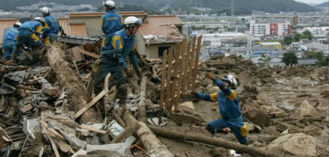 Víctimas mortales de las lluvias en oeste de Japón podrían llegar al centenar