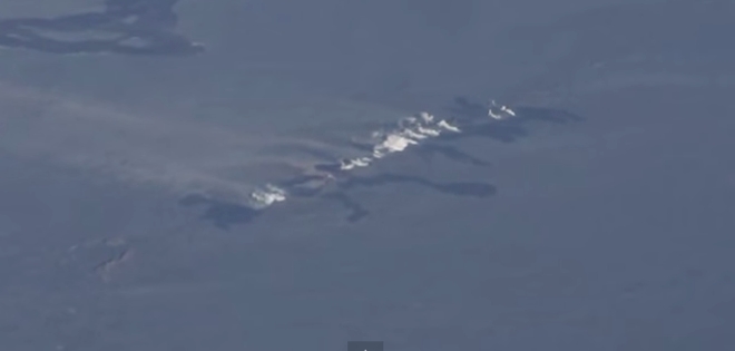 (VIDEO) Capturan imágenes de la erupción del volcán Bardarbunga