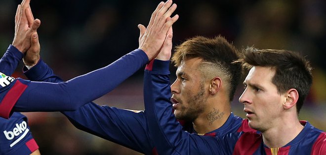 El Barca está de fiesta, Neymar cumple 23