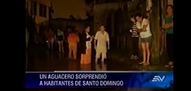 Santo Domingo: fuertes lluvias causaron estragos en viviendas