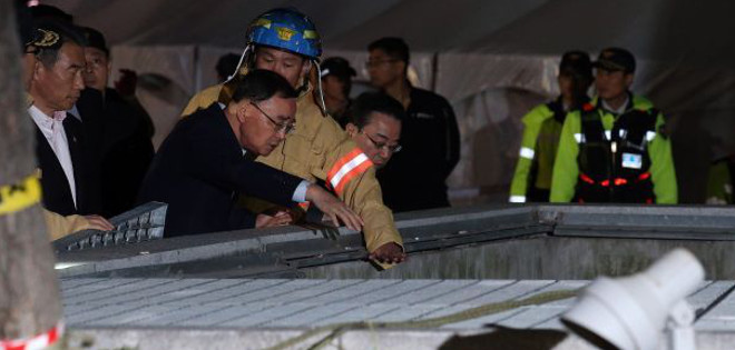 Se suicida un responsable de seguridad en Corea del Sur tras accidente mortífero