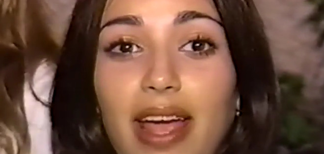 Muestran video casero que muestra a Kim Kardashian en su adolescencia