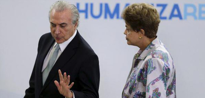 Temer ya piensa en gobernar y Rousseff pierde el primer embate en el Senado