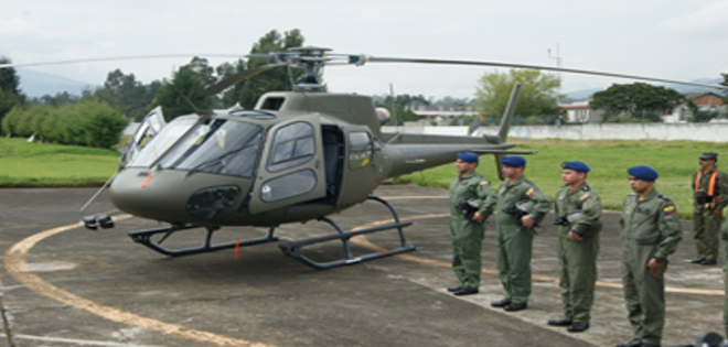 Helicóptero del Ejército cae en Pastaza, ocupantes fuera de peligro