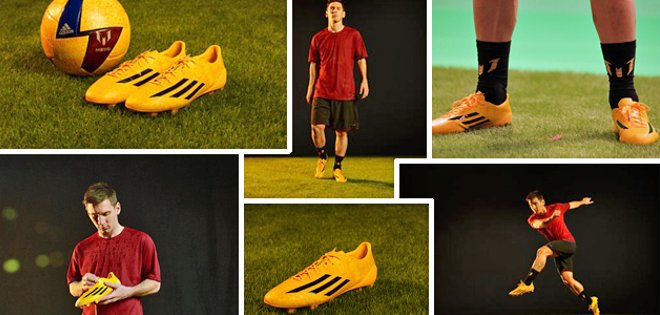 Messi presenta sus nuevos pupos driblando hasta las sombras