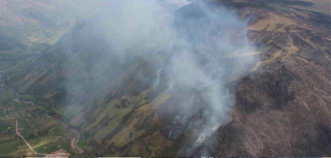 Incendio en Azuay consumió 500 hectáreas de bosque