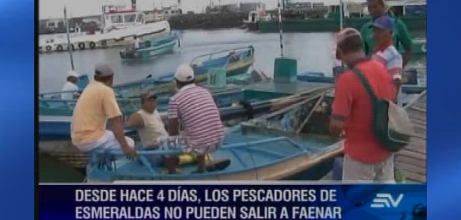 Preocupación por pesca suspendida tras derrame en Esmeraldas