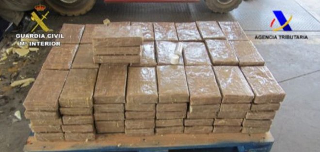 Hallan en España 228 kilos de cocaína en contenedores de Panamá y Ecuador