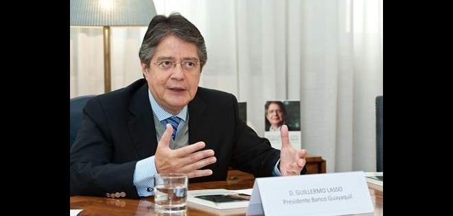 Guillermo Lasso: “Correa no tiene autoridad moral para revisar pagos”