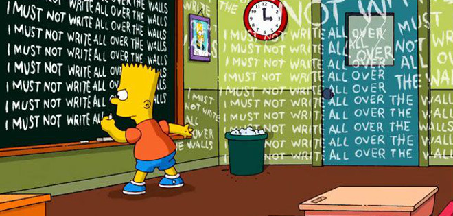 Desmienten muerte de Bart Simpson en la próxima temporada