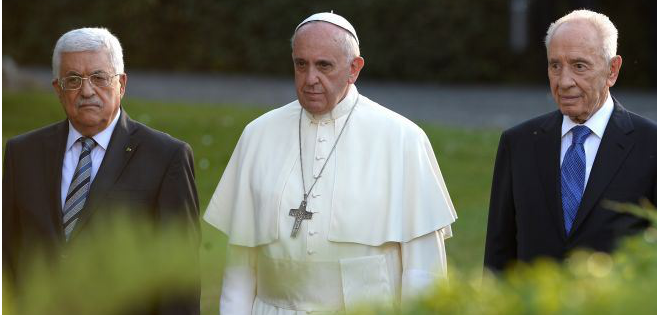 Peres propone al papa Francisco crear una Organización de Religiones Unidas