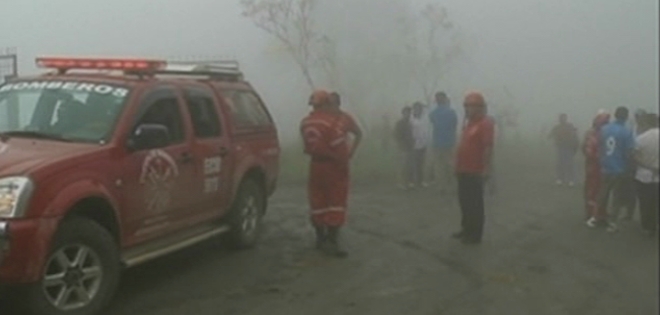 Explosión en mina de cerro Azul dejó cuatro heridos
