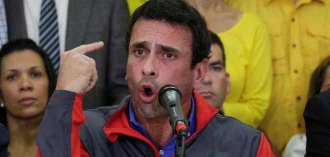 Opositor Capriles niega inicio de diálogo con gobierno venezolano