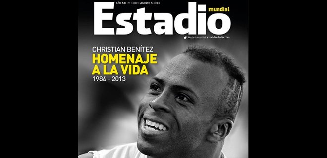 Revista Estadio le rinde un homenaje a Christian &#039;Chucho&#039; Benítez