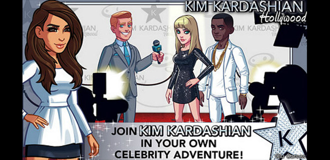 Kim Kardashian también triunfa en el mundo de los juegos online