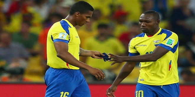 Ecuador tendrá dos bajas para debut en eliminatorias