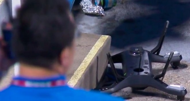 Caída de un dron paralizó el US Open