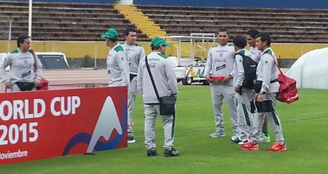 Selección boliviana ya está en Quito