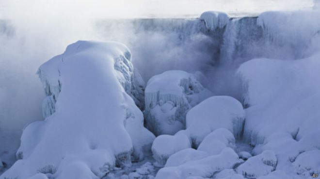 ¿Se congelan realmente las cataratas del Niágara?