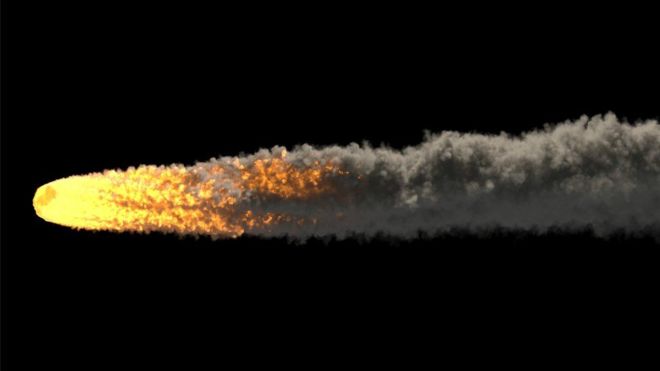 Estados Unidos revela la gigantesca explosión de un meteoro sobre el mar de Bering