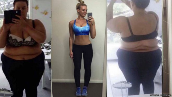 La increíble transformación de la mujer que documentó en Instagram cómo perdió 88 kilos en 20 meses