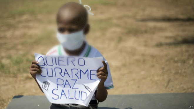 La trágica muerte de Oliver Sánchez, el &quot;niño de la pancarta&quot; que sufría de cáncer y conmovió a Venezuela