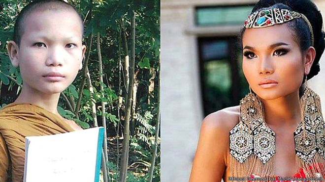 De monje budista a supermodelo: la espectacular transformación de Mimi Tao
