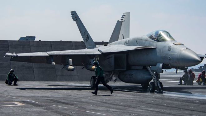 Por primera vez un avión de combate de EE.UU. derriba una aeronave militar de Siria