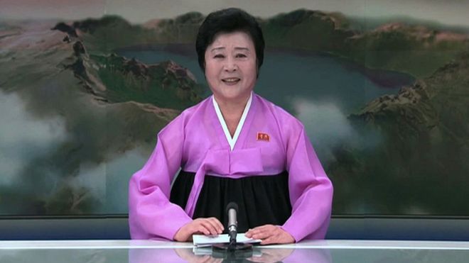 Quién es la mujer que anuncia los lanzamientos de misiles en Corea del Norte