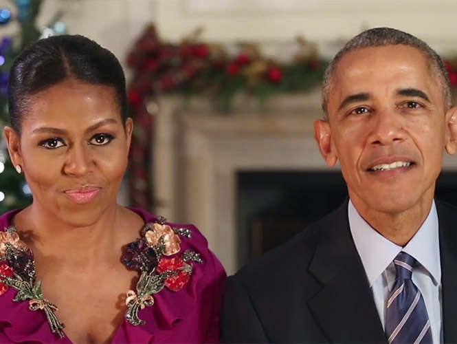 Los Obama recuerdan el valor de la acogida en su último mensaje de Navidad