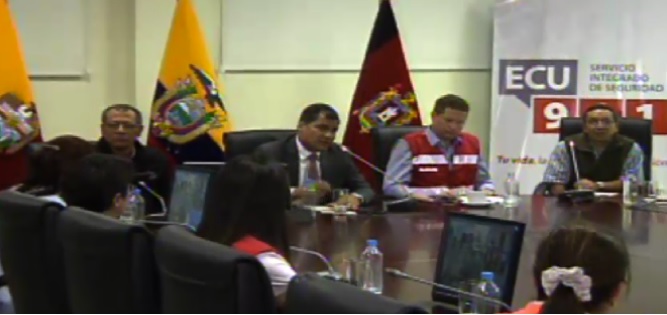 Presidente Correa llama a la calma a la ciudadanía