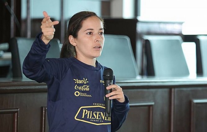 Vanessa Aráuz recuerda clasificación de Ecuador al mundial de fútbol femenino