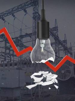 Composición fotográfica que retrata la crisis energética.