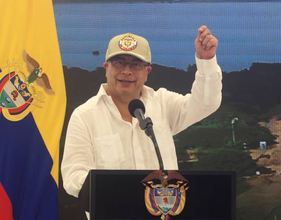 Foto de archivo del presidente de Colombia, Gustavo Petro.