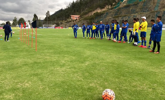 La selección ecuatoriana sub-20 sigue su preparación en Quito