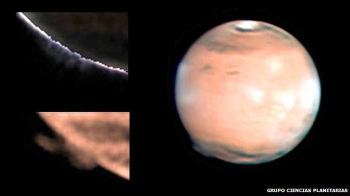 La gigantesca nube misteriosa de Marte que intriga a los científicos