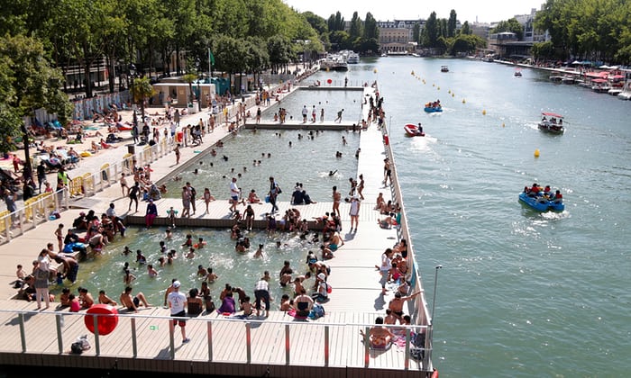 Canal parisino habilitado para bañarse fue cerrado por la contaminación