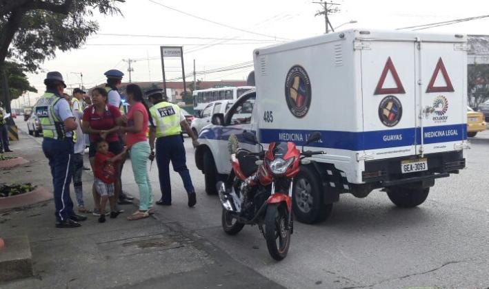 Dos personas mueren en un accidente de motocicleta en Guayaquil