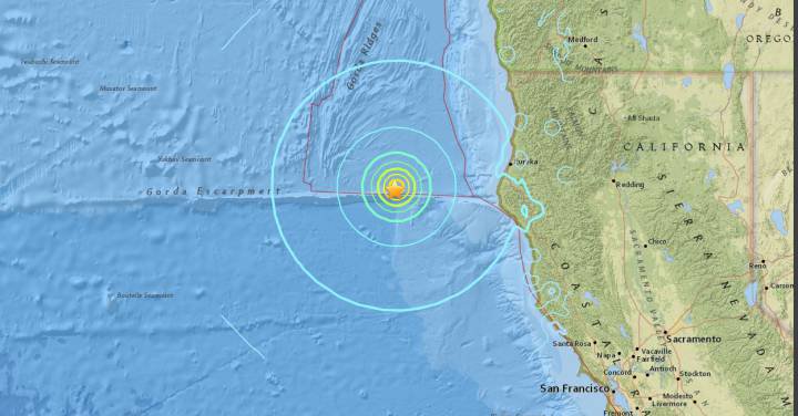 Un terremoto de magnitud 6,5 sacude la costa norte de California