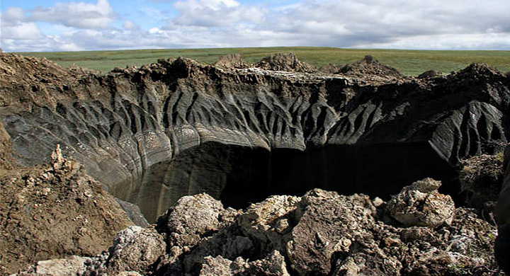 El &quot;cráter del fin del mundo&quot;, una prueba más del cambio climático