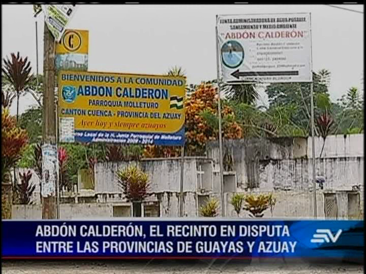 Abdón Calderón, un poblado divido entre Guayas y Azuay
