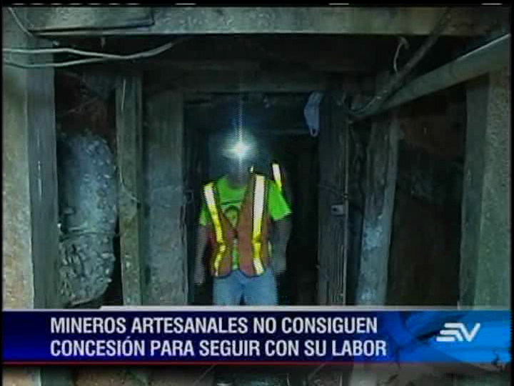 Mineros artesanales de Zaruma-Portovelo exigen ser regularizados