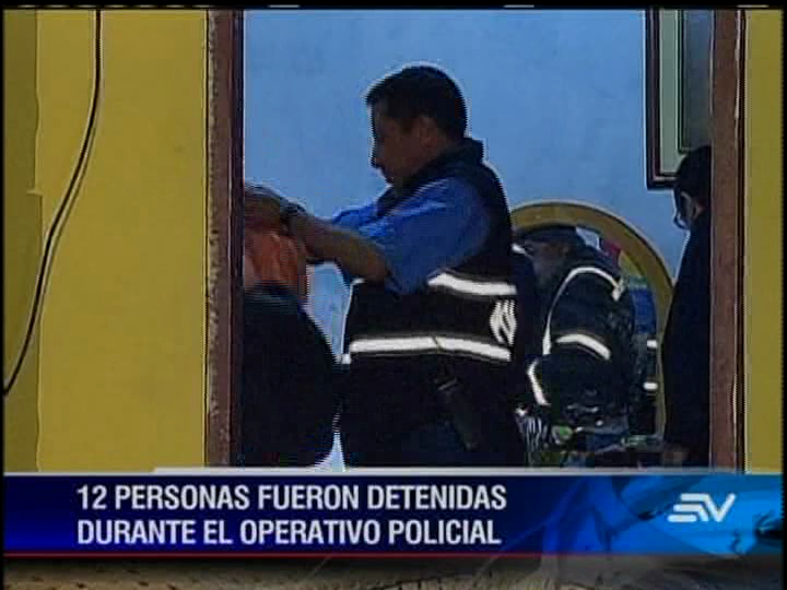 12 personas detenidas durante operativo contra el microtráfico en Guayaquil